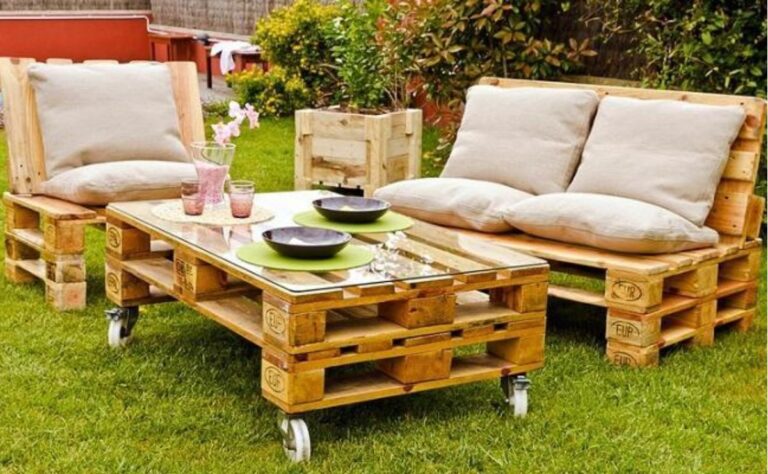 Decora tus patios con estilo reciclando